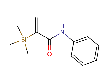 Molecular Structure of 153035-24-6 (N-Phenyl-2-(trimethylsilyl)propenamide)