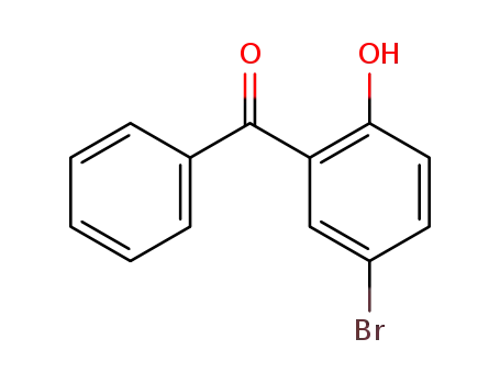 Molecular Structure of 55082-33-2 (5-BROMO-2-HYDROXYBENZOPHENONE)
