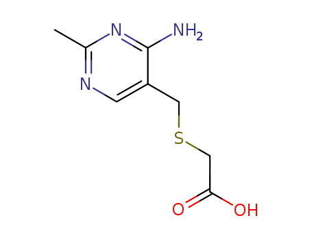 2-[(4-amino-2-methyl-pyrimidin-5-yl)methylsulfanyl]acetic acid cas  83329-13-9