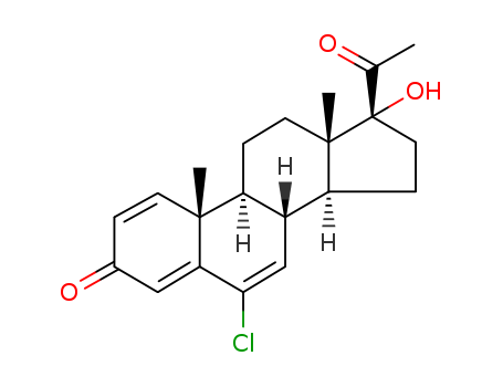 Pregna-1,4,6-triene-3,20-dione,6-chloro-17-hydroxy-