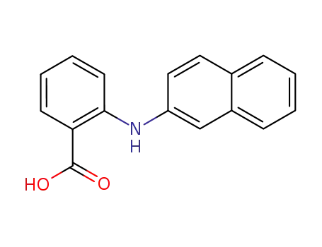 Molecular Structure of 4800-34-4 (2-(2-Naphtylamino)benzoic acid)