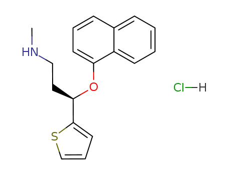 (R)-N-methyl-3-(naphthalen-1-yloxy)-3-(thiophen-2-yl)propan -1-amine hydrochloride