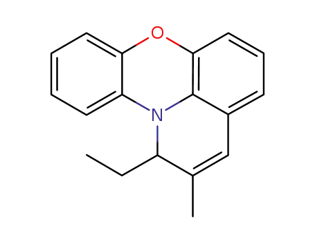 Molecular Structure of 1186080-18-1 (1-ethyl-2-methyl-1H-pyrido[3,2,1-k,l]phenoxazine)