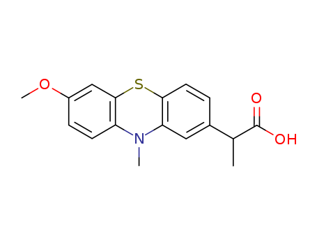 10H-Phenothiazine-2-aceticacid, 7-methoxy-a,10-dimethyl-