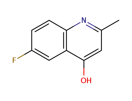 Molecular Structure of 15912-68-2 (6-FLUORO-4-HYDROXY-2-METHYLQUINOLINE)