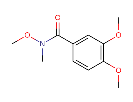 Molecular Structure of 155586-38-2 (N,3,4-TRIMETHOXY-N-METHYLBENZAMIDE)