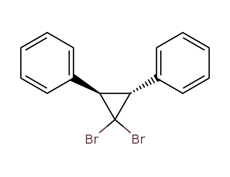 Molecular Structure of 33044-88-1 (Benzene, 1,1'-(3,3-dibromo-1,2-cyclopropanediyl)bis-, trans-)