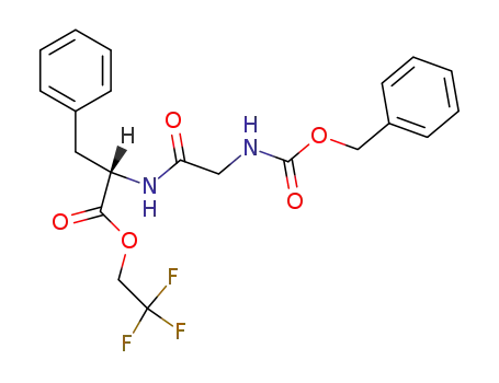 Molecular Structure of 169676-29-3 (Z-Gly-L-Phe-O-CH<sub>2</sub>CF<sub>3</sub>)