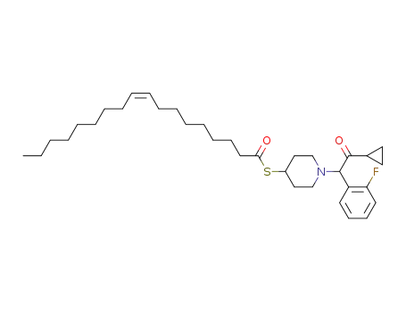 1-(α-Cyclopropylcarbonyl-2-fluorobenzyl)-4-oleoylthiopiperidine
