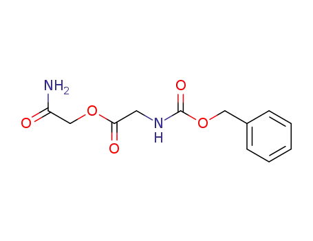 Molecular Structure of 4816-85-7 (Glycine, N-[(phenylmethoxy)carbonyl]-, 2-amino-2-oxoethyl ester)