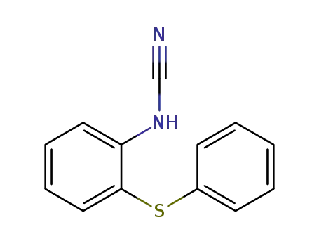 Molecular Structure of 1201683-08-0 (N-(2-(phenylthio)phenyl)cyanamide)
