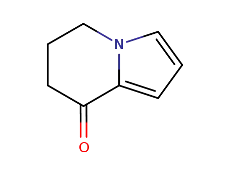 Molecular Structure of 54906-44-4 (6,7-dihydro-8(5H)-Indolizinone)