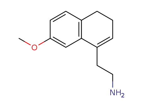 Molecular Structure of 1353428-89-3 (2-(7-methoxy-3,4-dihydro-1-naphthyl)ethylamine)