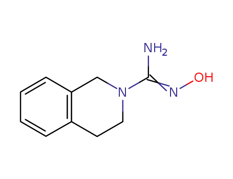 Molecular Structure of 25934-17-2 (2-hydroxyamidino-1,2,3,4-tetrahydroisoquinoline)