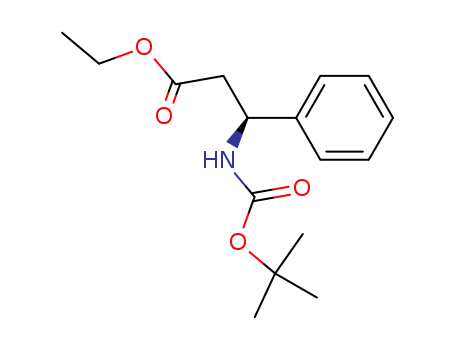 Ethyl (3R)-3-[(tert-Butoxycarbonyl)amino]-3-phenylpropanoate