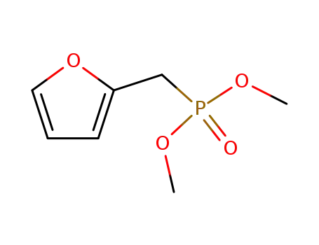 Molecular Structure of 132112-90-4 (Phosphonic acid, (2-furanylmethyl)-, dimethyl ester)