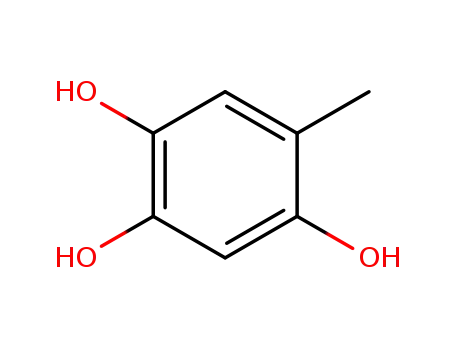 Molecular Structure of 1124-09-0 (toluene-2,4,5-triol)