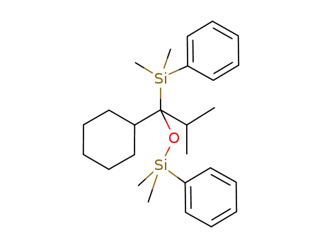 1-cyclohexyl-1-[dimethyl(phenyl)silyl]-1-[dimethyl(phenyl)silyloxy]-2-methylpropane