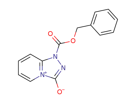 Molecular Structure of 50739-45-2 (1-benzyloxycarbonyl-1,2,4-triazolo<4,3-a>pyridinium-3-olate)