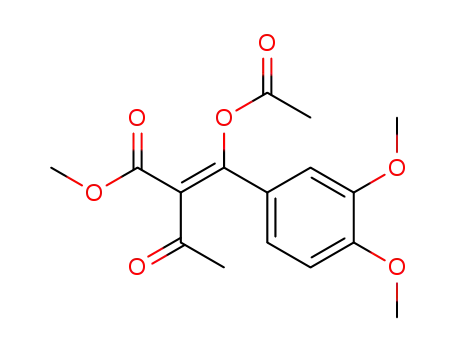 4-acetoxy-3-methoxycarbonyl-4-(3,4-dimethoxyphenyl)but-3-ene-2-one