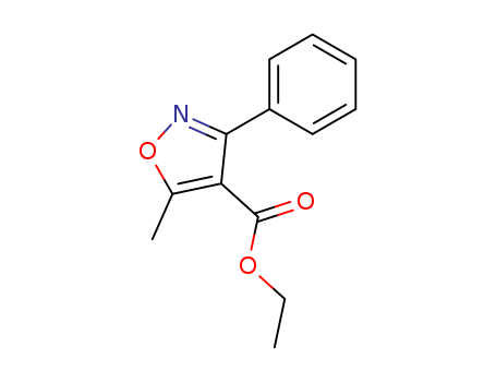 4-Isoxazolecarboxylic acid, 5-Methyl-3-phenyl-, ethyl ester
