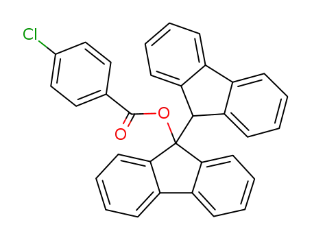 4-Chloro-benzoic acid 9'H-[9,9']bifluorenyl-9-yl ester