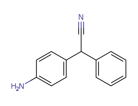 Molecular Structure of 4760-58-1 ((4-aminophenyl)(phenyl)acetonitrile)