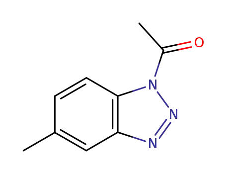 Molecular Structure of 129354-64-9 (5-Methyl-1-acetylbenzotriazole)