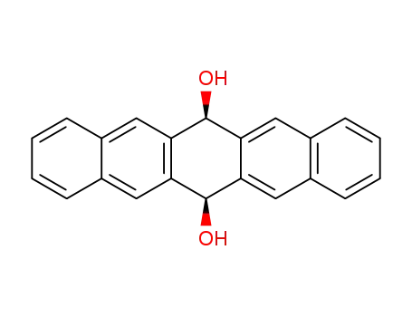 Molecular Structure of 76727-08-7 (dihydroxy-6,13 dihydro-6,13 pentacene cis)