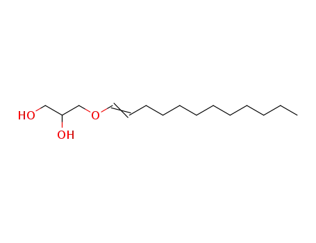Molecular Structure of 1002-60-4 (1,2-Propanediol, 3-(1-dodecenyloxy)-)