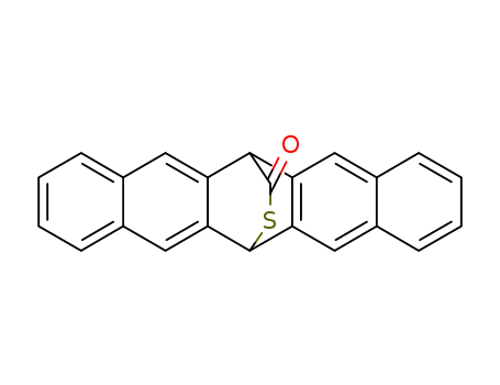 Molecular Structure of 783321-43-7 (6,13-dihydro-6,13-epithiomethanopentacen-16-one)