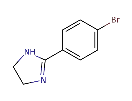 Molecular Structure of 206535-83-3 (2-(4-BROMOPHENYL)-4,5-DIHYDRO-1H-IMIDAZOLE)