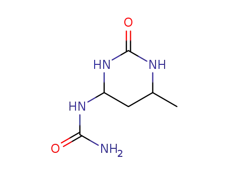 Molecular Structure of 1129-42-6 (6-methyl-2-oxoperhydropyrimidin-4-ylurea)