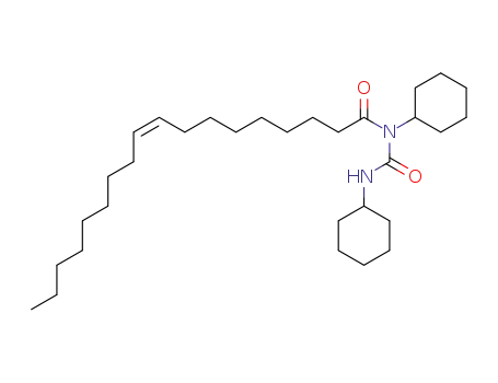 Molecular Structure of 155235-91-9 (1-[(Z)-octadec-9-enoyl]-1,3-dicyclohexylurea)