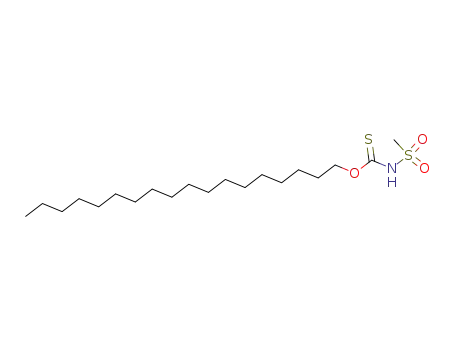 Molecular Structure of 175725-46-9 (n-octadodecyl N-methanesulfonyl thioxocarbamate)