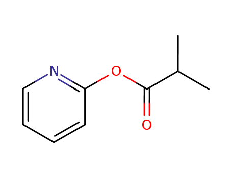 Molecular Structure of 86014-54-2 (Propanoic acid, 2-methyl-, 2-pyridinyl ester)
