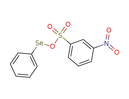 Molecular Structure of 133708-80-2 (benzeneselenenyl m-nitrobenzenesulfonate)