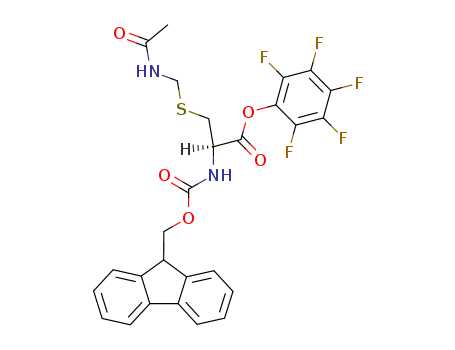L-Cysteine,S-[(acetylamino)methyl]-N-[(9H-fluoren-9-ylmethoxy)carbonyl]-,pentafluorophenyl ester(9CI)