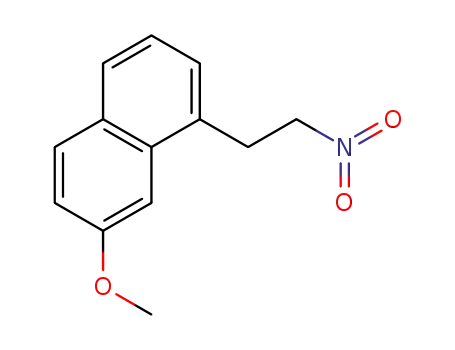 Molecular Structure of 1424944-40-0 (1-(2-nitroethyl)-7-methoxynaphthalene)