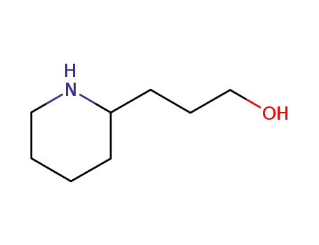 Molecular Structure of 24448-89-3 (3-PIPERIDIN-2-YL-PROPAN-1-OL)