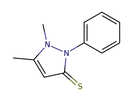 1,5-dimethyl-2-phenyl-1,2-dihydro-3H-pyrazole-3-thione