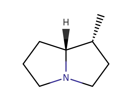 1H-Pyrrolizine, hexahydro-1-methyl-, trans-
