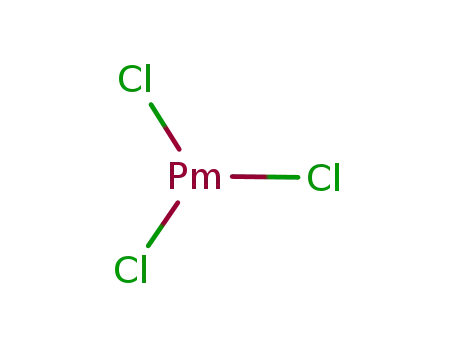Molecular Structure of 13779-10-7 (promethium trichloride)