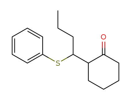 2-(1-phenylthiobutyl)cyclohexanone