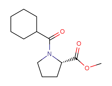 Molecular Structure of 75857-92-0 (methyl L-1-cyclohexanecarbonylprolinate)