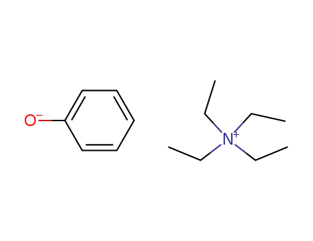 Molecular Structure of 32580-85-1 (Ethanaminium, N,N,N-triethyl-, phenoxide)