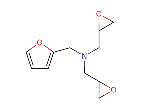 Molecular Structure of 1116147-23-9 (N,N-diglycidyl-furfurylamine)