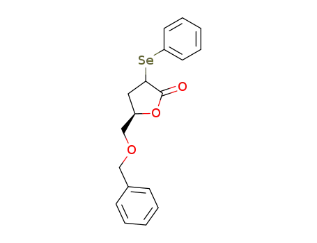 Molecular Structure of 364373-24-0 (5-benzyloxymethyl-3-phenylselanyl-dihydrofuran-2-one)