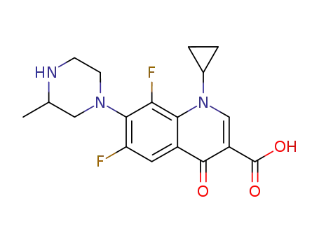 Molecular Structure of 103460-89-5 (8-Demethoxy-8-fluoro Gatifloxacin)