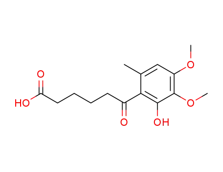 5-(2-hydroxy-3,4-dimethoxy-6-methylbenzoyl)valeric acid